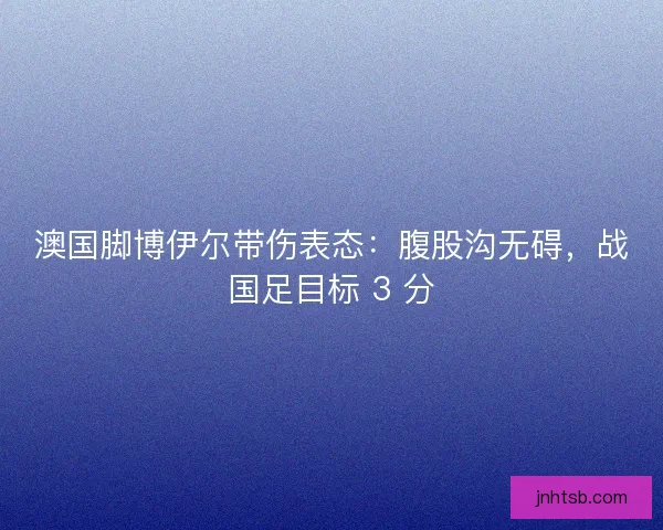 澳国脚博伊尔带伤表态：腹股沟无碍，战国足目标 3 分